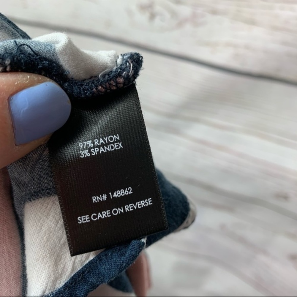 Torrid Stripe Challis Button Down Top - image 6